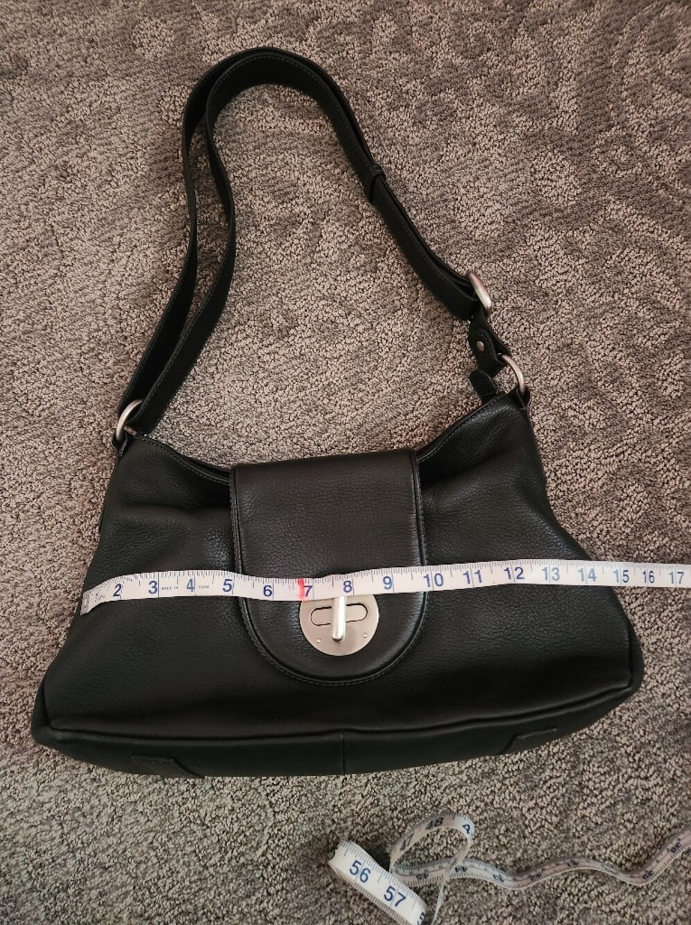 Picard Made In Germany Crossbody Bag Black leather - Picture 6 of 7